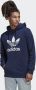 Adidas Originals Blauwe hoodie met maxi logo print Blue Heren - Thumbnail 1