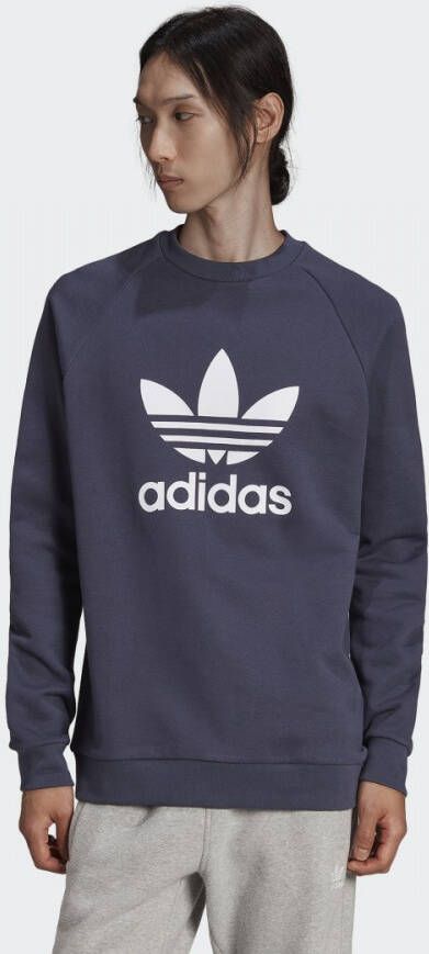 Adidas Originals Bluza Męska Adicolor Clics Trefoil Crewneck He9490 Blauw Heren