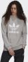 Adidas Klassieke Crewneck Sweatshirt Grijs Heather Wit Gray Heren - Thumbnail 1