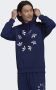 Adidas Versplinterde Trefoil Night Sky Hoodie Blue Heren - Thumbnail 2