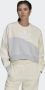 Adidas Originals Adicolor Bold Fleece Sweatshirt Sweaters Kleding wonder white maat: XS beschikbare maaten:XS - Thumbnail 1