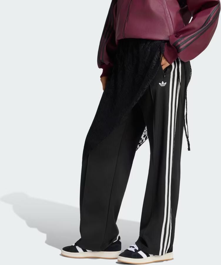 Adidas Originals Loose fit sweatbroek van katoenmix model '2IN1 LACE FIREBIRD' - Foto 4