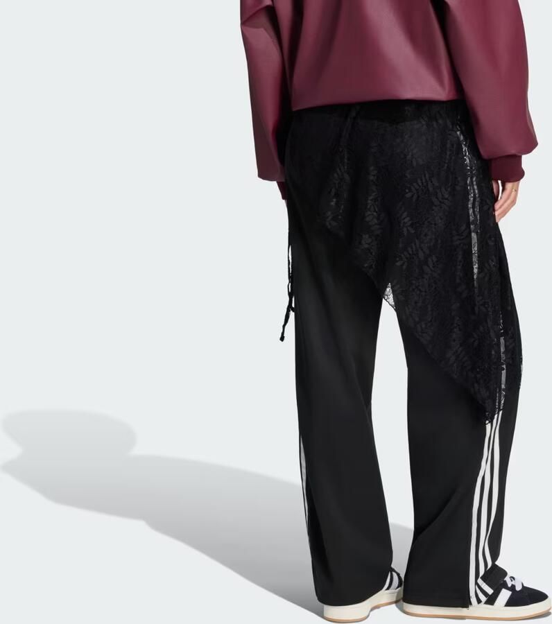 Adidas Originals Loose fit sweatbroek van katoenmix model '2IN1 LACE FIREBIRD' - Foto 3