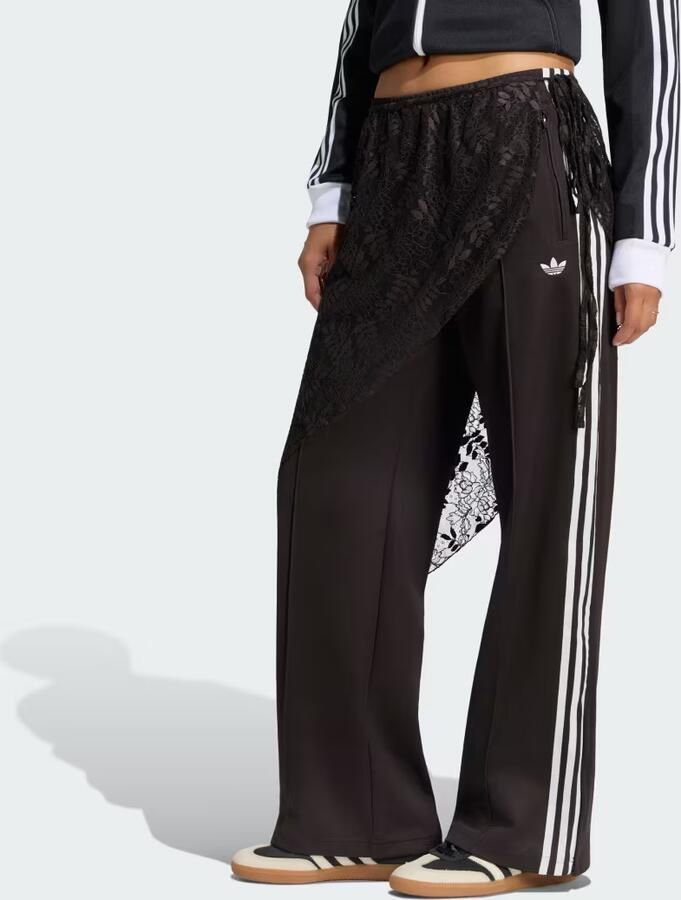 Adidas Originals Loose fit sweatbroek van katoenmix model '2IN1 LACE FIREBIRD'