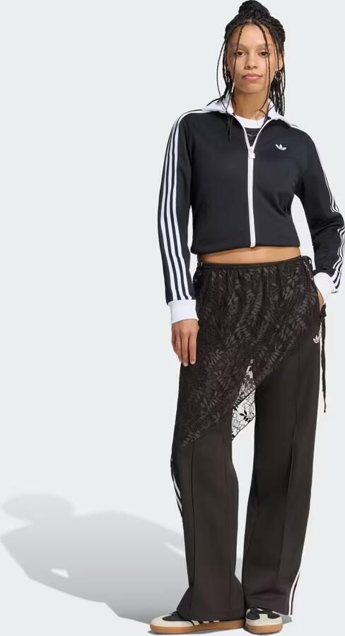 Adidas Originals Loose fit sweatbroek van katoenmix model '2IN1 LACE FIREBIRD' - Foto 5