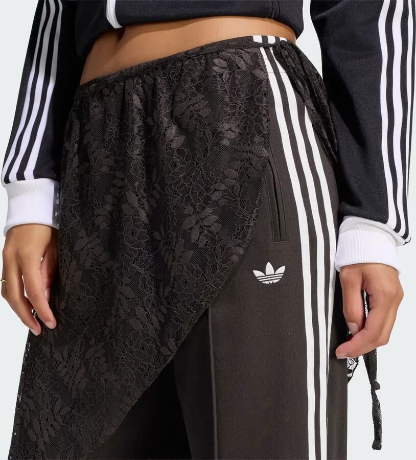 Adidas Originals Loose fit sweatbroek van katoenmix model '2IN1 LACE FIREBIRD' - Foto 3