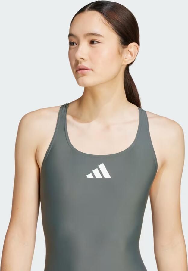 Adidas Performance Infinitex sportbadpak donkergrijs - Foto 5