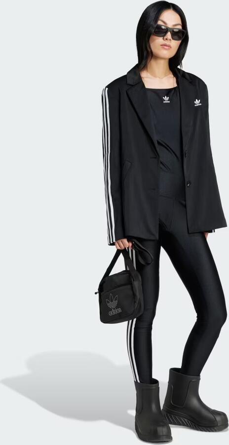 Adidas Originals 3-Stripes Bodysuit Zwart- Dames Zwart - Foto 3