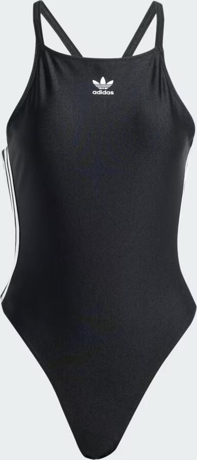 Adidas Originals 3-Stripes Bodysuit Zwart- Dames Zwart - Foto 5