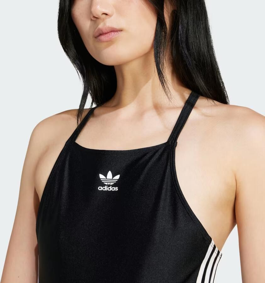 Adidas Originals 3-Stripes Bodysuit Zwart- Dames Zwart