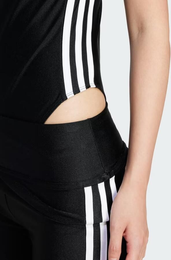 Adidas Originals 3-Stripes Bodysuit Zwart- Dames Zwart - Foto 2