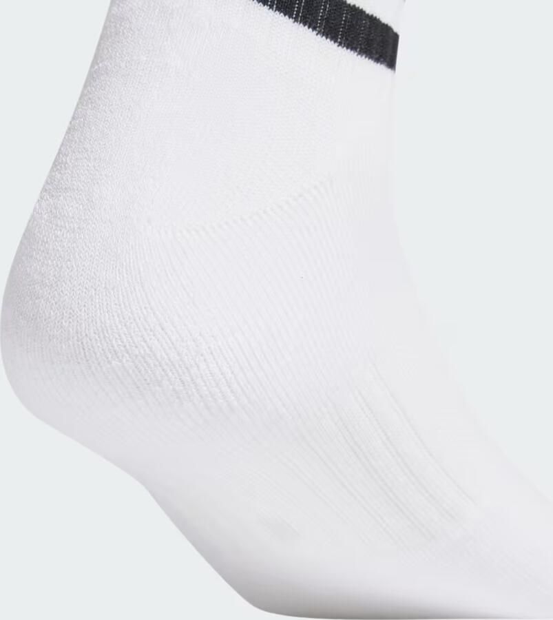 Adidas Sportswear 3-streifen Ankle Sokken Middellang white black maat: 37-39 beschikbare maaten:37-39 40-42 43-45 - Foto 2