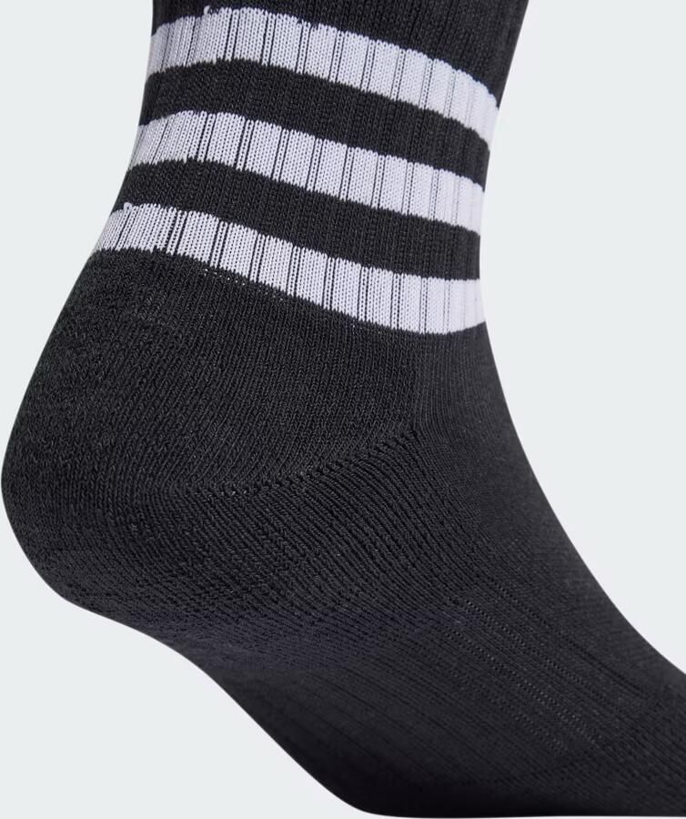 Adidas Sportswear 3-streifen Ankle Sokken Middellang black white maat: 40-42 beschikbare maaten:37-39 40-42