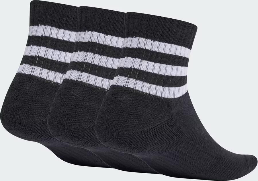 Adidas Sportswear 3-streifen Ankle Sokken Middellang black white maat: 40-42 beschikbare maaten:37-39 40-42 - Foto 4