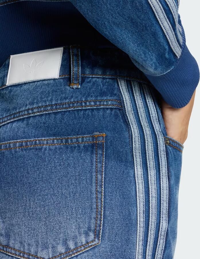 Adidas 3 STRIPES DENIM KOKERROK - Foto 3