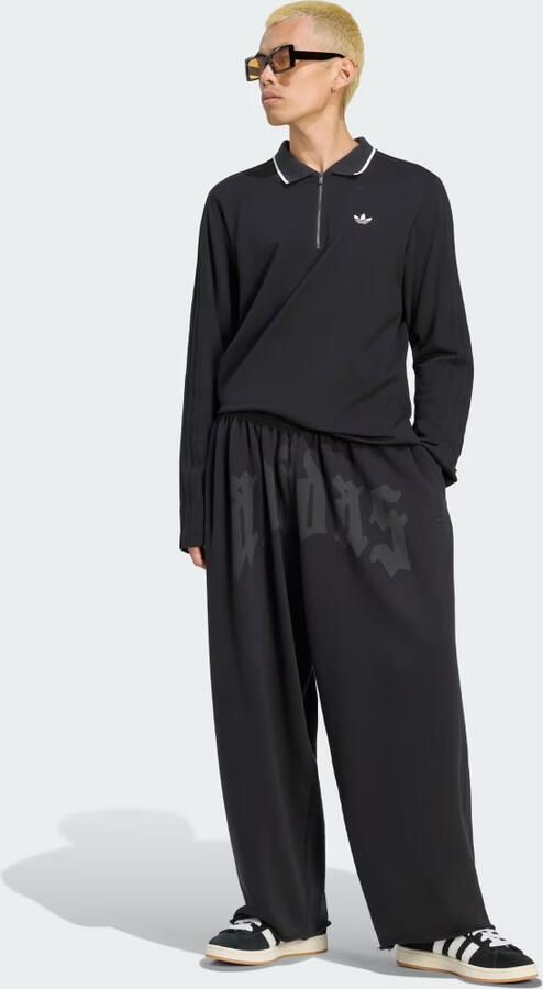 Adidas 3-Stripes Engineered Rib Poloshirt met Lange Mouwen - Foto 5