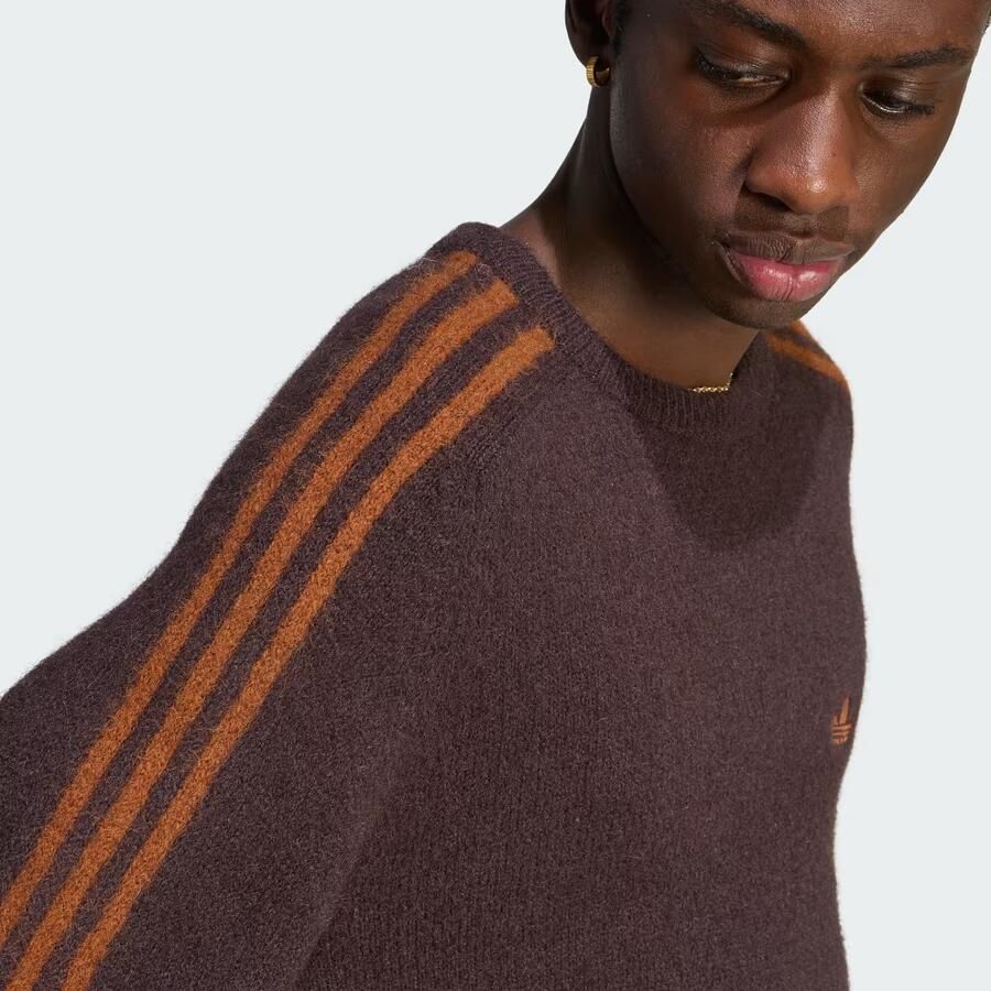 Adidas 3-Stripes Fluffy Knit Sweatshirt - Foto 2
