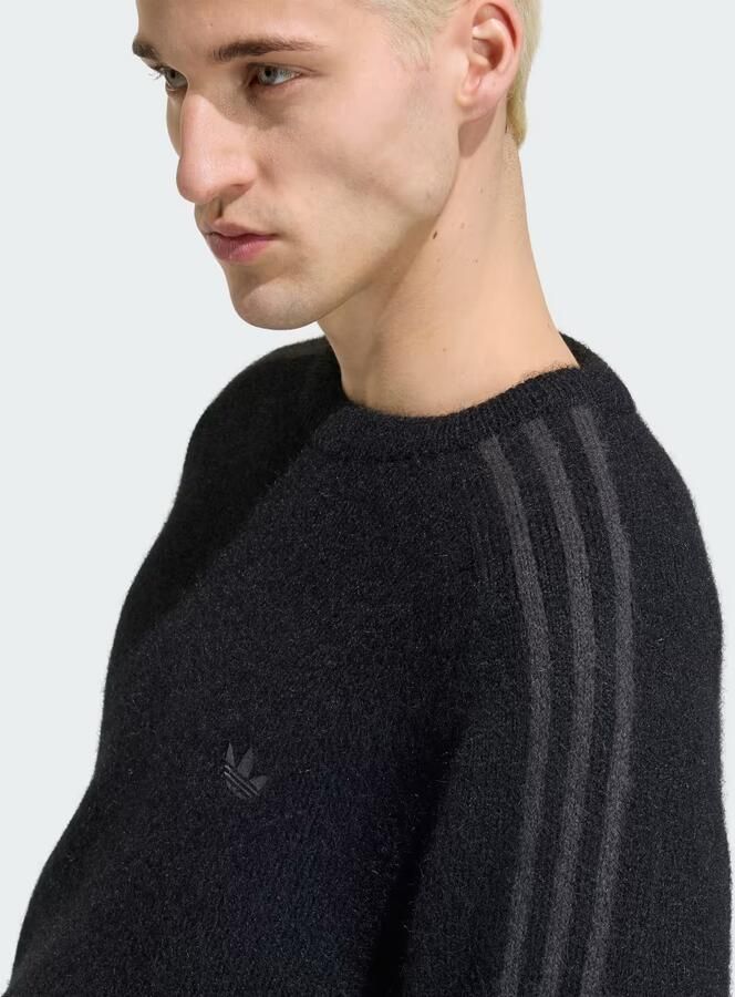 Adidas 3-Stripes Fluffy Knit Sweatshirt - Foto 3