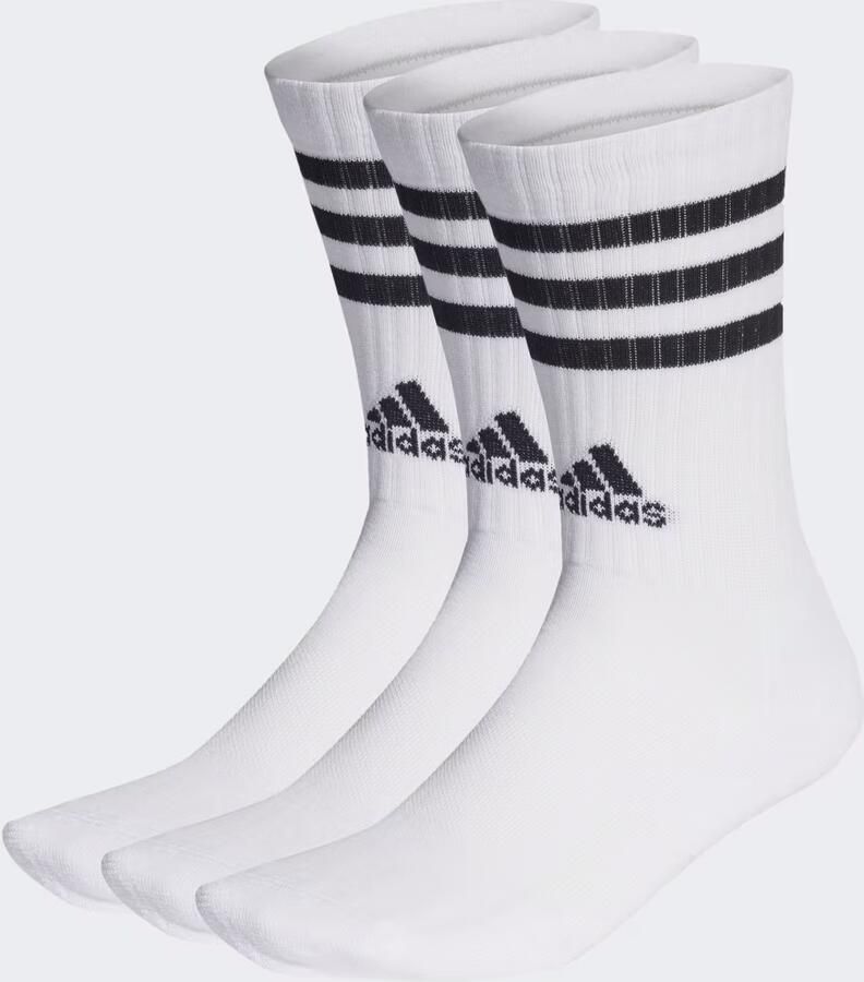 Adidas Originals Adicolor Crew Sokken (3 Pack) Lang Kleding white black 35-38 beschikbare maaten:39-42 43-46 35-38 43-45 40-42 - Foto 3