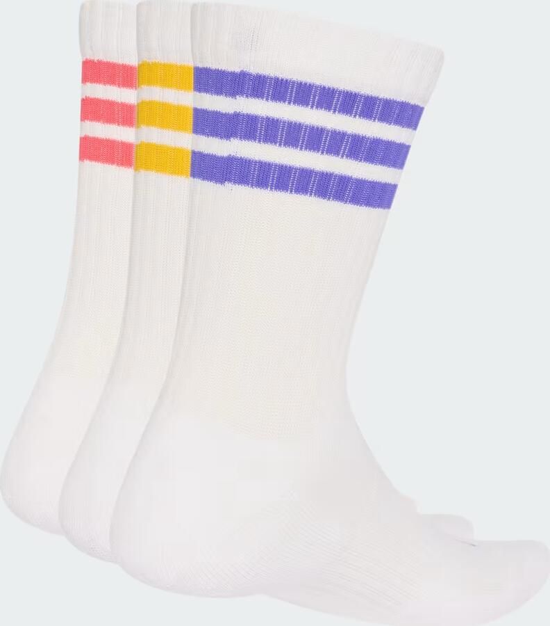 Adidas 3-STRIPES GEVOERDE SPORTSWEAR SOKKEN 3 PAAR - Foto 4