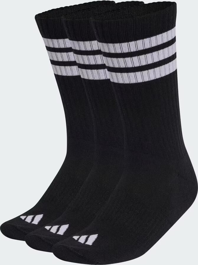 Adidas 3-STRIPES GEVOERDE SPORTSWEAR SOKKEN 3 PAAR