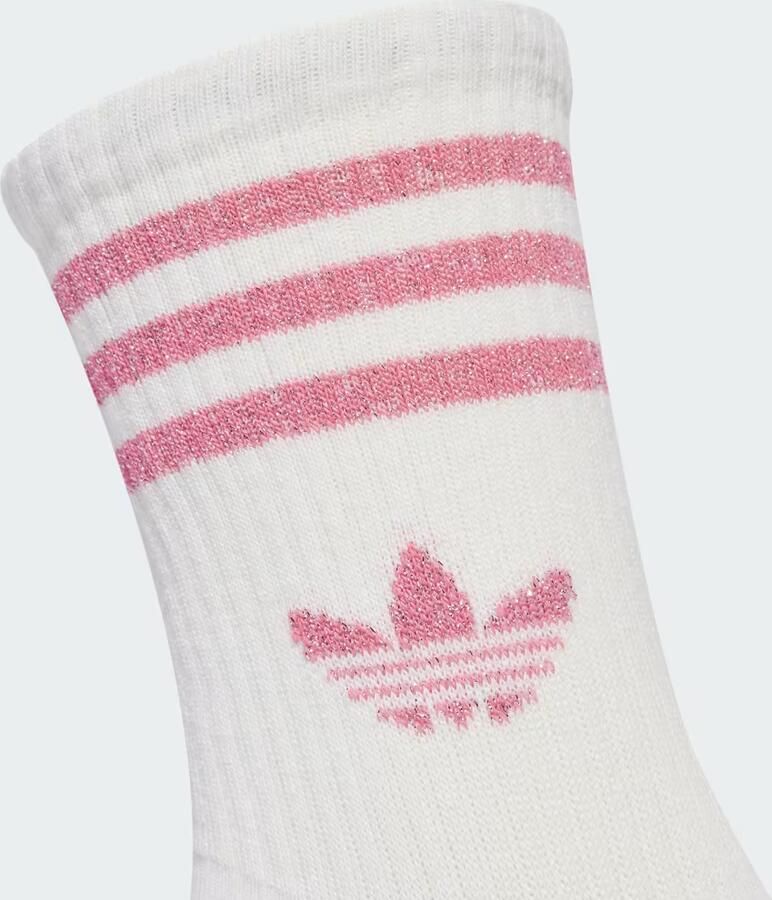 Adidas Originals Crew Glitter Sokken Wo lichtroze Maat 37-39 Kleding - Foto 3