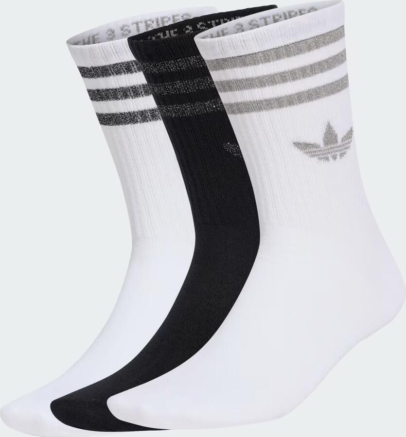 Adidas 3-STRIPES GLITTER SOKKEN 3 PAAR