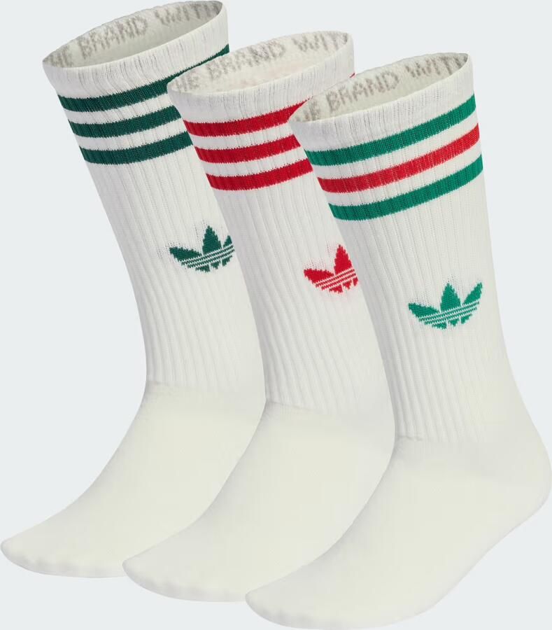 Adidas 3-Stripes High Sokken 3 Paar