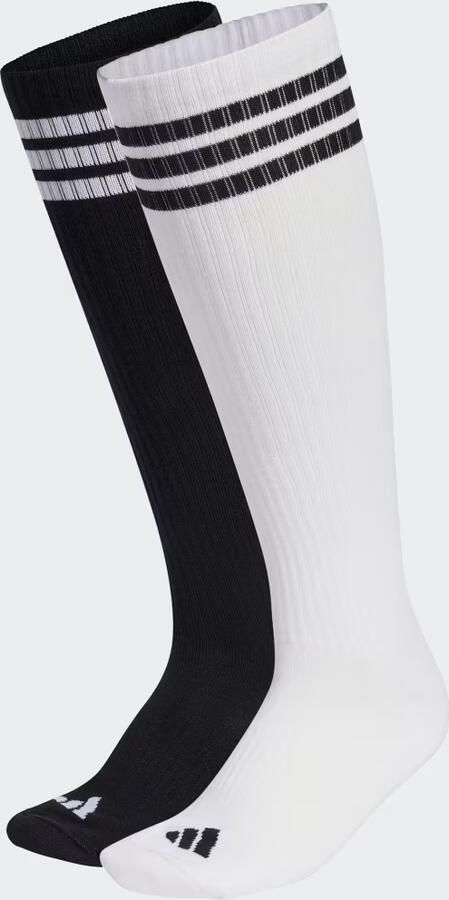 Adidas 3 Stripes Kniesokken 2 Paar