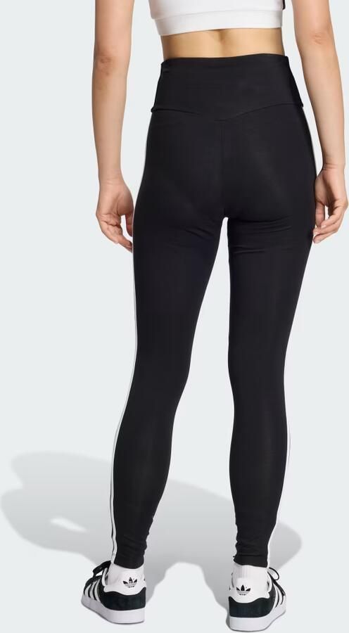 Adidas Originals 3-Stripes High Waist Leggings Zwart- Dames Zwart - Foto 5