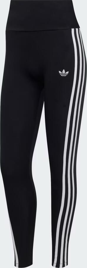 Adidas Originals 3-Stripes High Waist Leggings Zwart- Dames Zwart - Foto 7