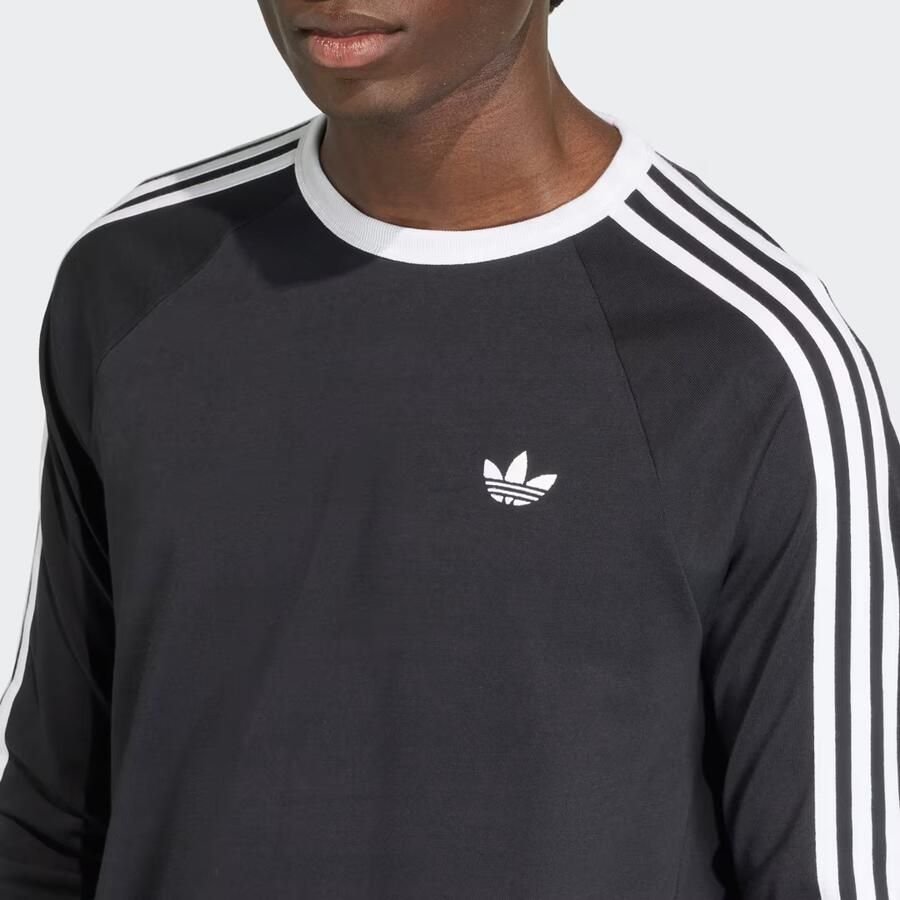 Adidas Originals Shirt met lange mouwen en ribboorden - Foto 4