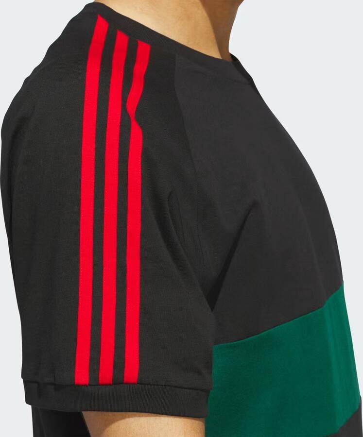 Adidas Originals T-shirt van viscose met labelstitching - Foto 2