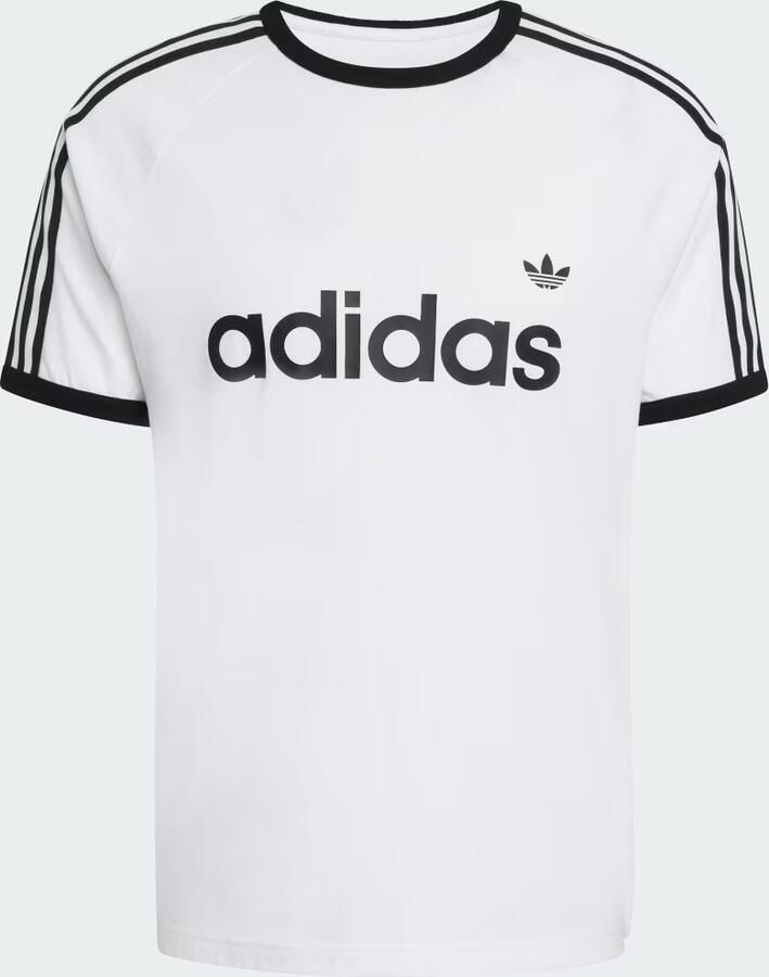 Adidas Originals Adicolor Classics 3-Stripes Ringer T-Shirt Wit- Heren Wit - Foto 2
