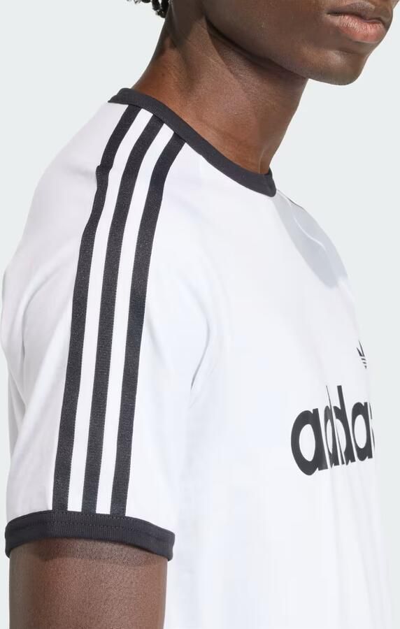 Adidas Originals Adicolor Classics 3-Stripes Ringer T-Shirt Wit- Heren Wit - Foto 4