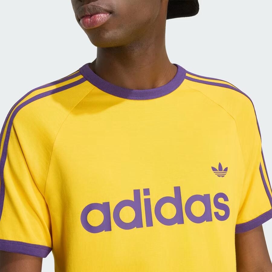 Adidas 3-Stripes Slim-fit Ringer T-shirt - Foto 2