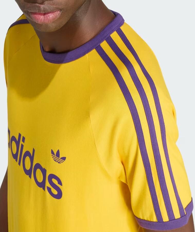 Adidas 3-Stripes Slim-fit Ringer T-shirt - Foto 3
