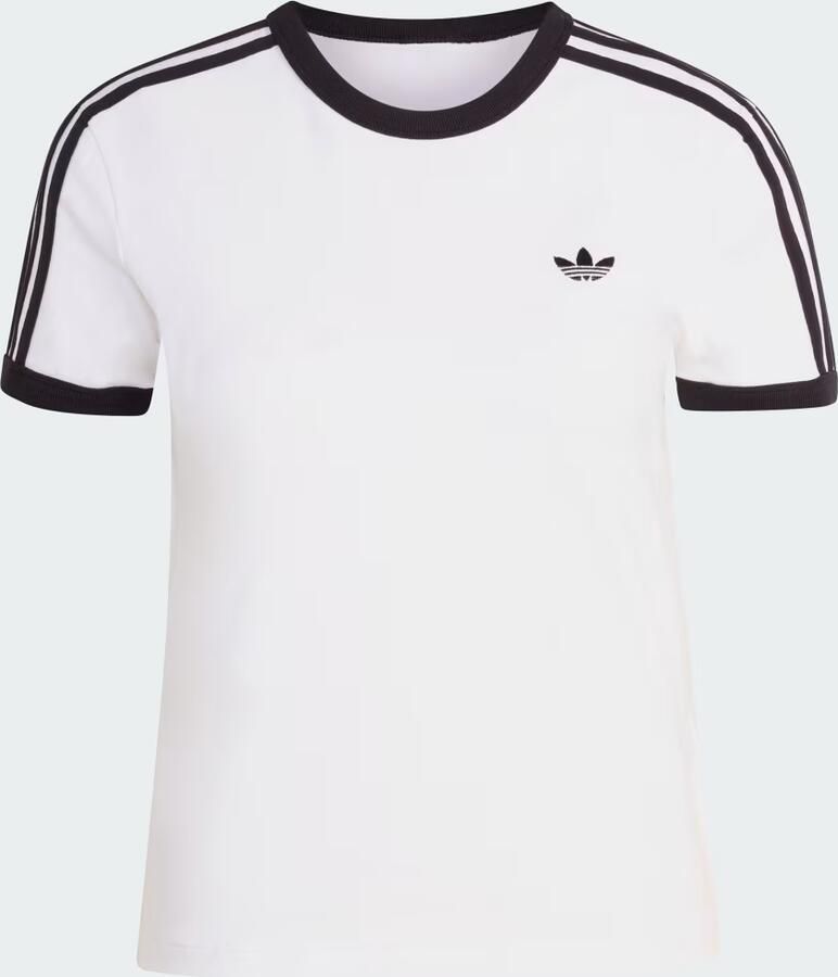 Adidas Originals Slim Fit T-shirt van katoenmix