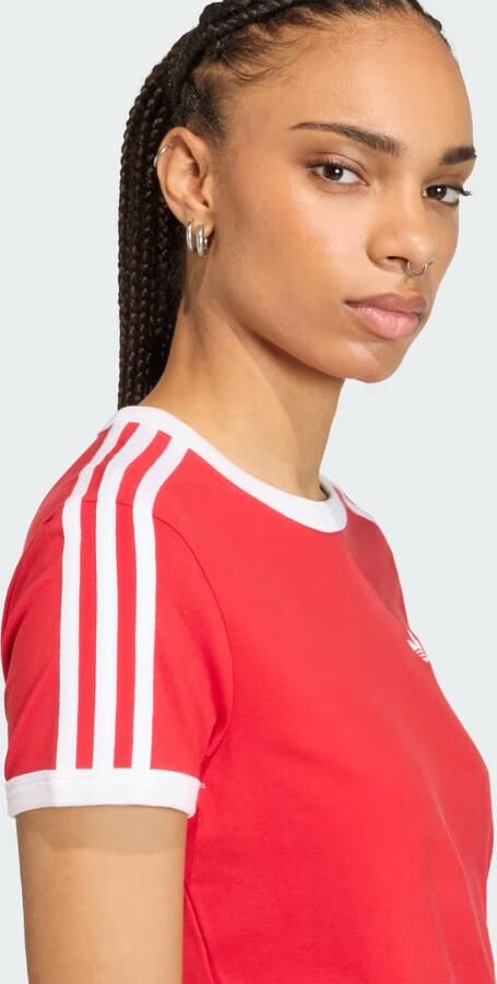 Adidas 3 STRIPES SLIM-FIT T-SHIRT - Foto 5