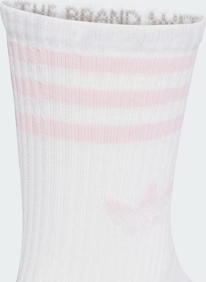 Adidas Originals 3 PACK 3S CREW S white black clear pink Wo Sokken wit Maat 43-45 Kleding - Foto 6