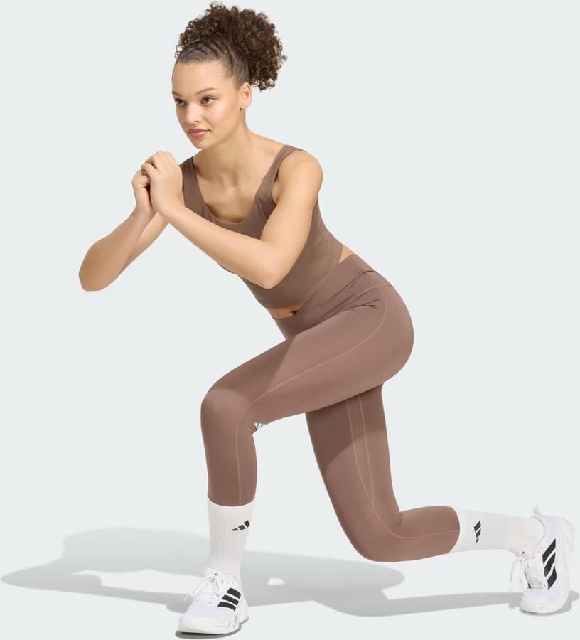 Adidas 3 Stripes Studio All Me 7 8 X-Over Legging - Foto 2
