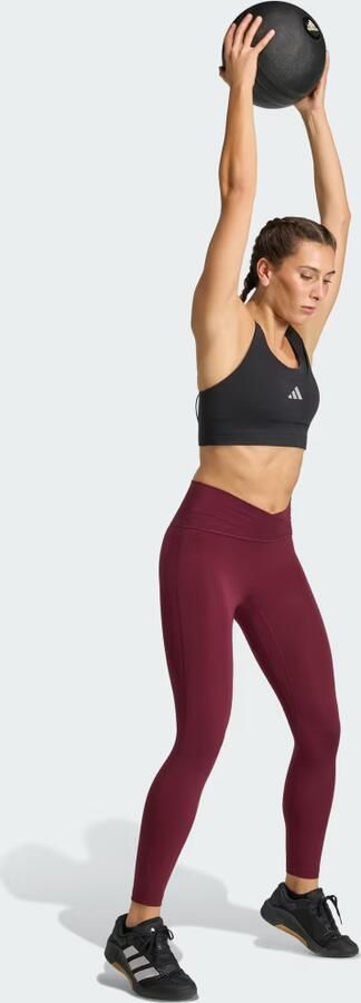 Adidas 3 Stripes Studio All Me 7 8 X-Over Legging - Foto 5