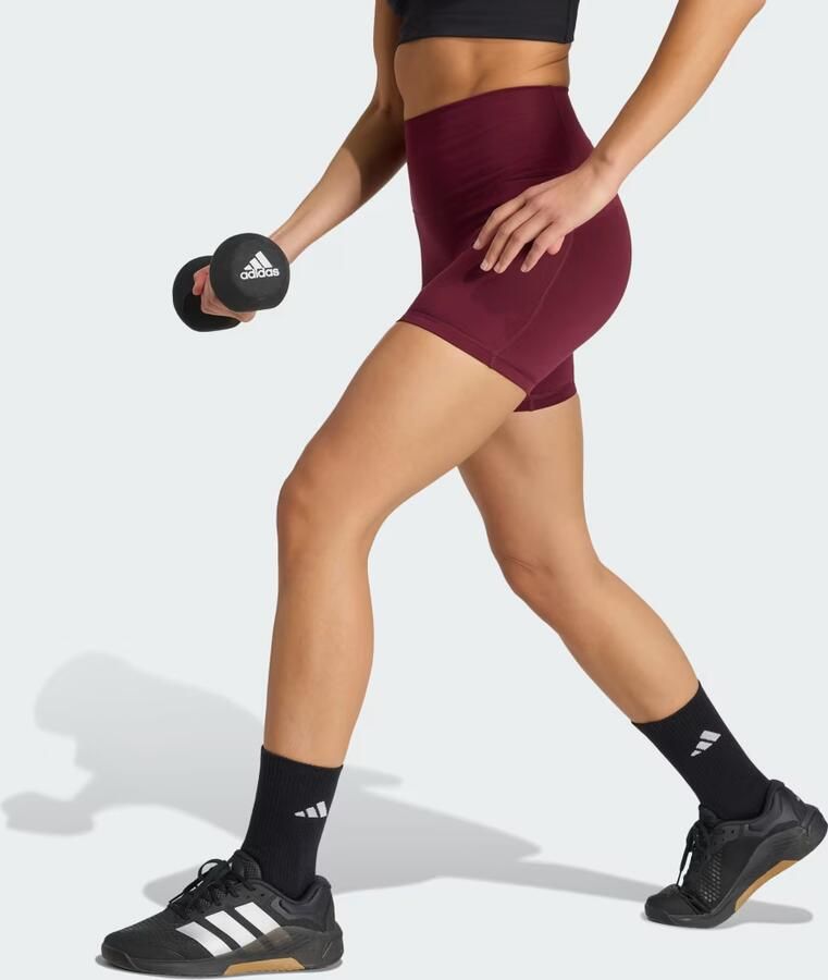 Adidas 3 Stripes Studio All Me Booty Korte Legging