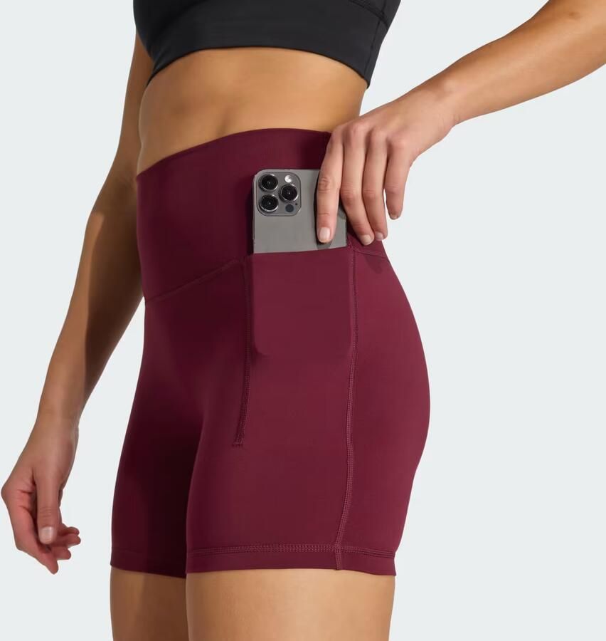 Adidas 3 Stripes Studio All Me Booty Korte Legging - Foto 3