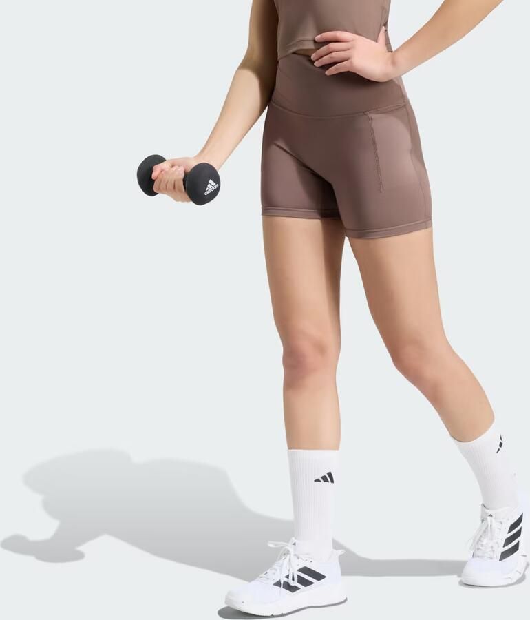 Adidas 3 Stripes Studio All Me Booty Korte Legging