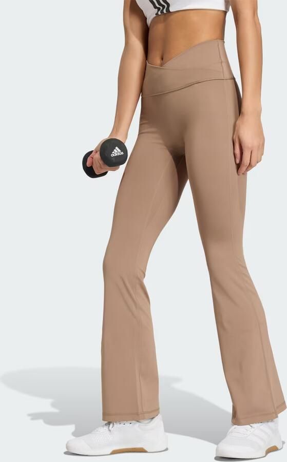 Adidas 3-STRIPES STUDIO ALL ME FLARE X-OVER LEGGING