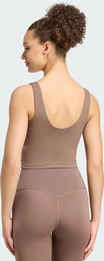 Adidas 3-Stripes Studio All Me Light Support Tanktop - Foto 6