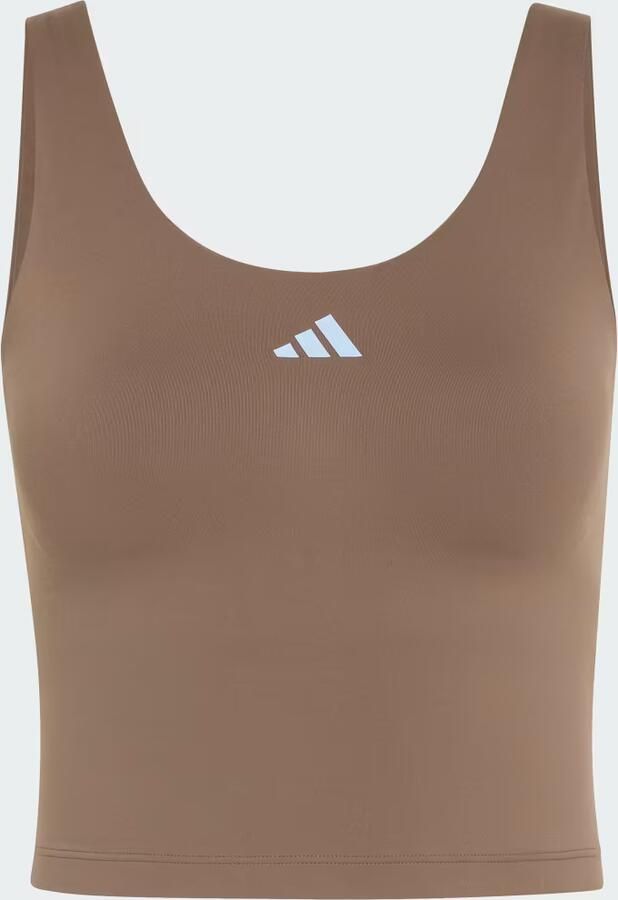 Adidas 3-Stripes Studio All Me Light Support Tanktop - Foto 4