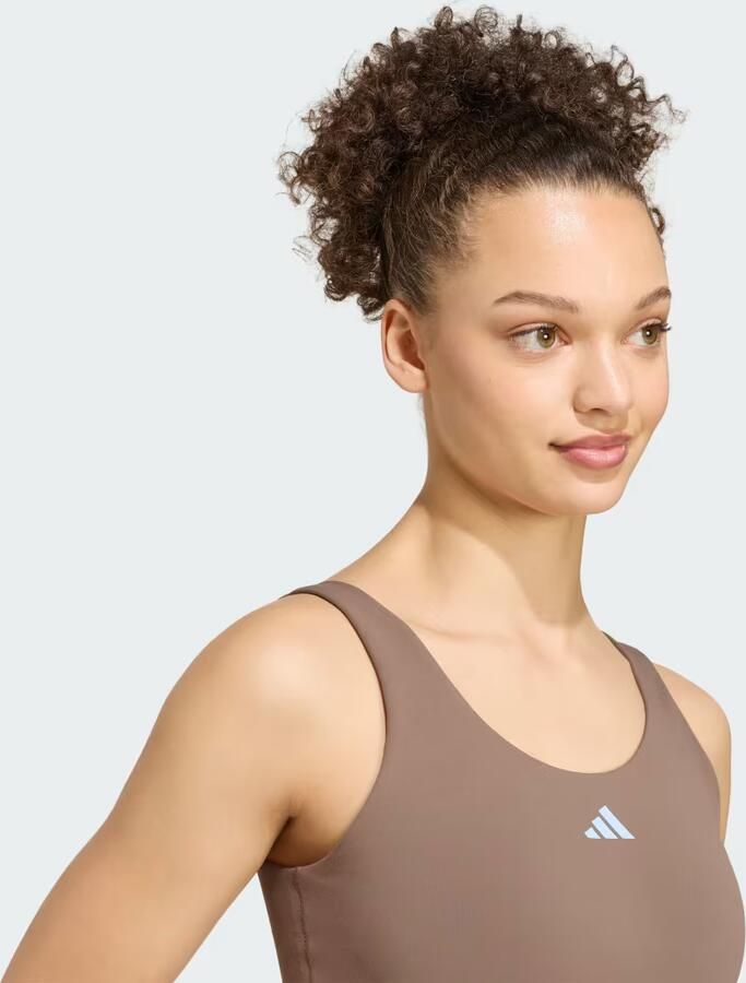 Adidas 3-Stripes Studio All Me Light Support Tanktop - Foto 3