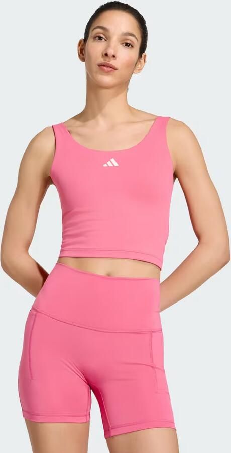 Adidas 3-Stripes Studio All Me Light Support Tanktop